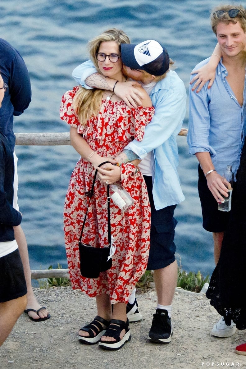 Ed Sheeran And Cherry Seaborn Kissing In Ibiza June 2019 Popsugar Celebrity