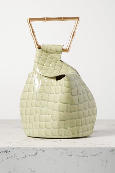 Cult Gaia Astraea Mini Croc Effect Leather Tote For Spring 2020