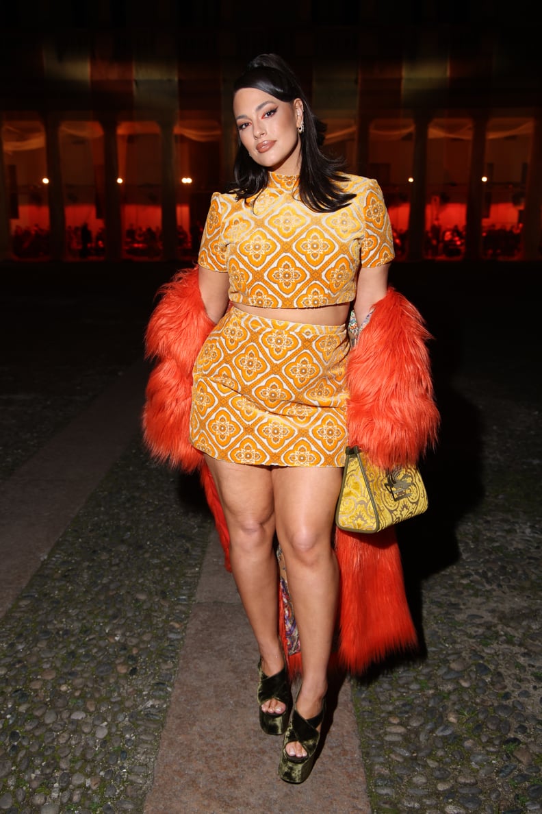 Ashley Graham at the Etro Fall 2023 Runway Show