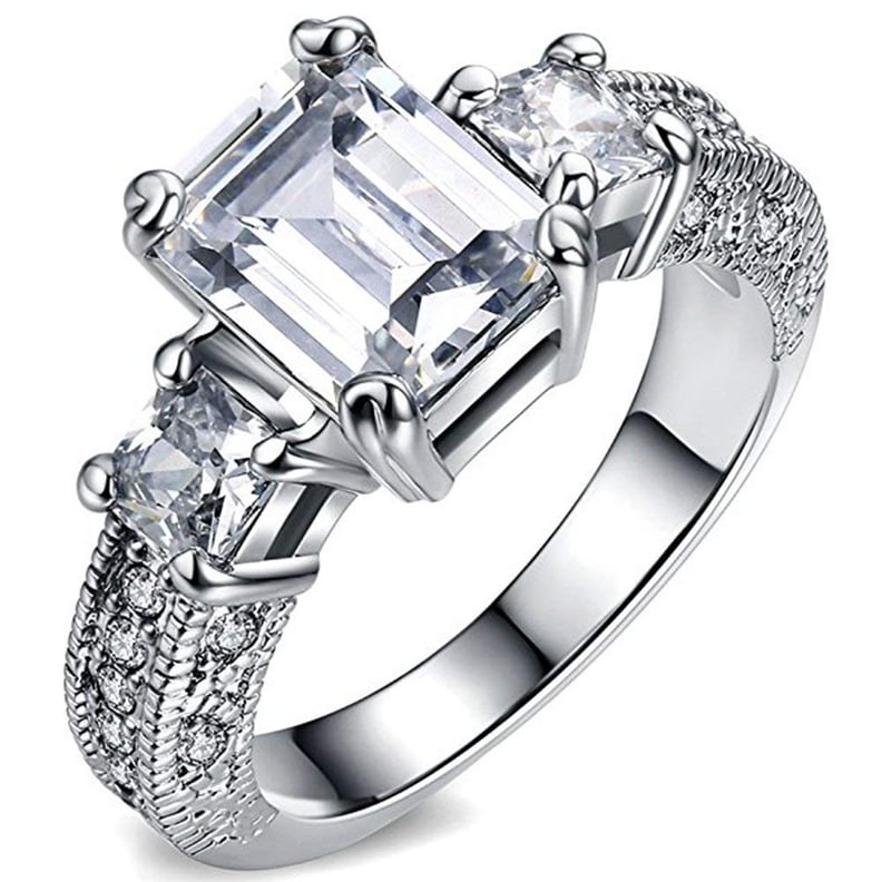 Fendina Crystal Engagement Ring