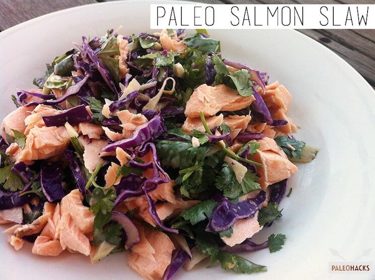 Paleo Salmon Slaw