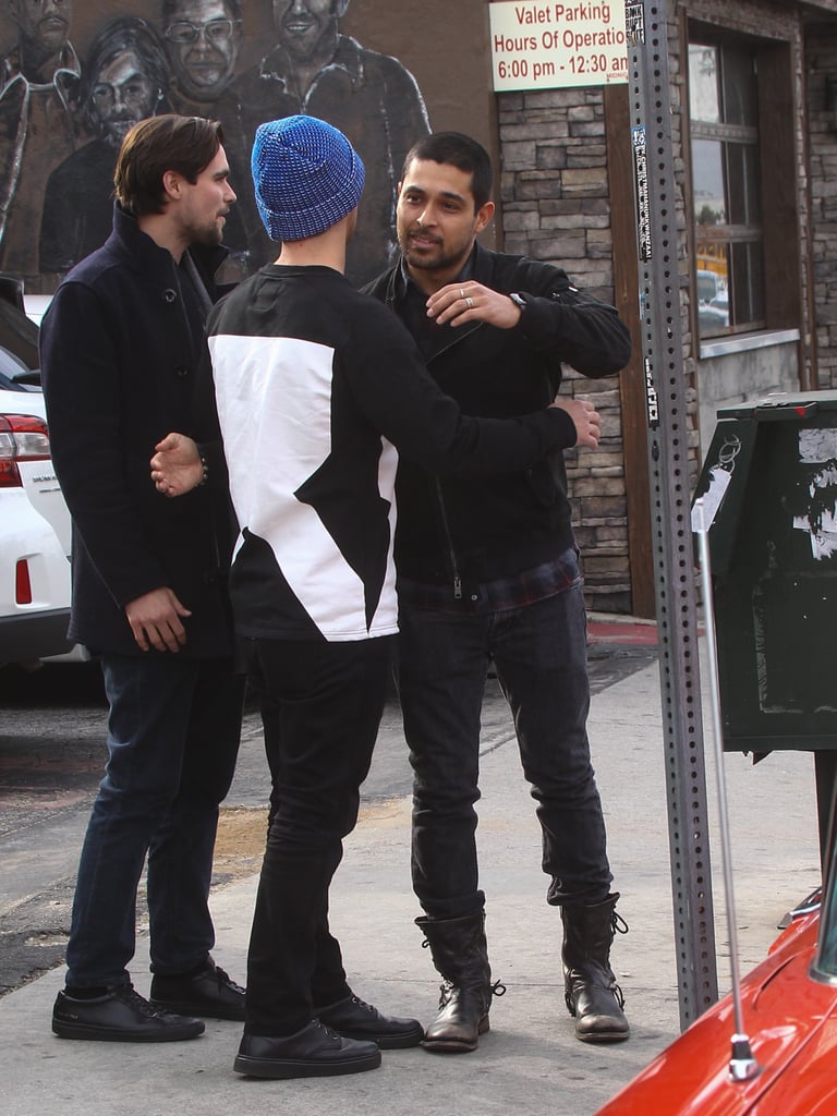 Nick and Joe Jonas Out With Wilmer Valderrama January 2016