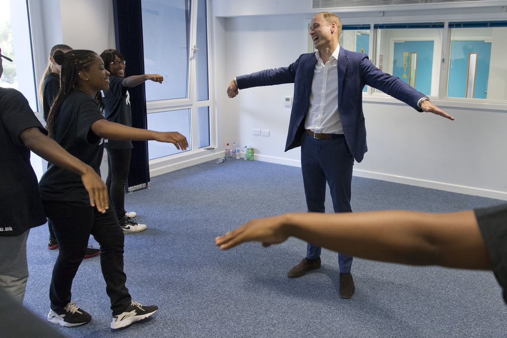 Prince William Dancing Pictures September 2016