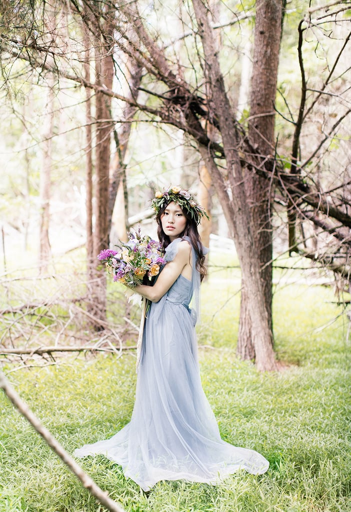 A Chiffon-Sleeved Blue Dream