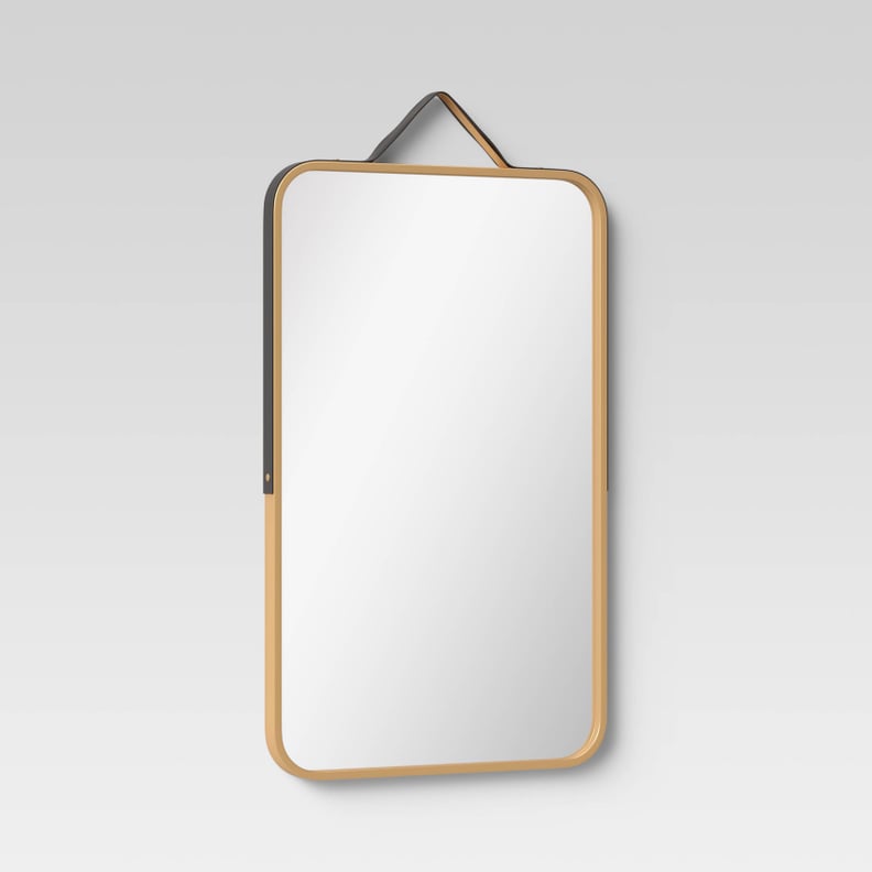 A Timeless Wall Piece: Rectangular Strap Wall Mirror