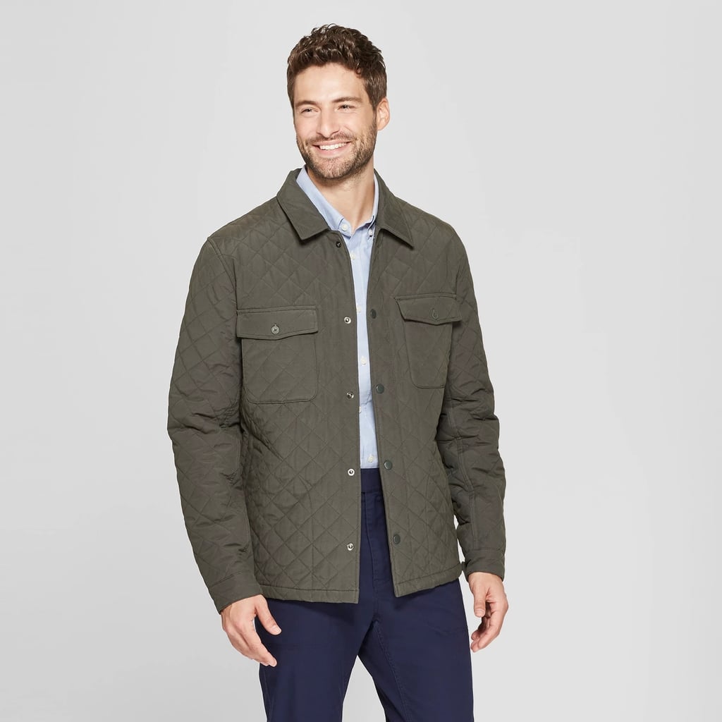 Men's Quilted Shirt Jacket | Best Target Gifts For Men | POPSUGAR Smart ...