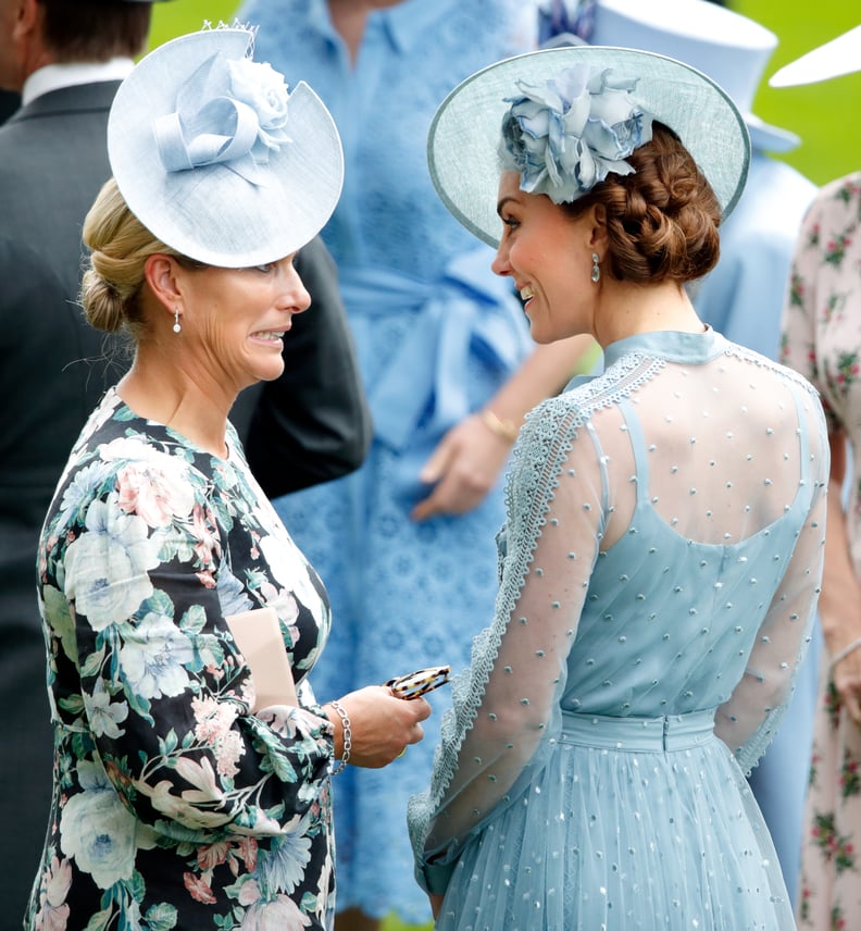 Zara Tindall and the Duchess of Cambridge