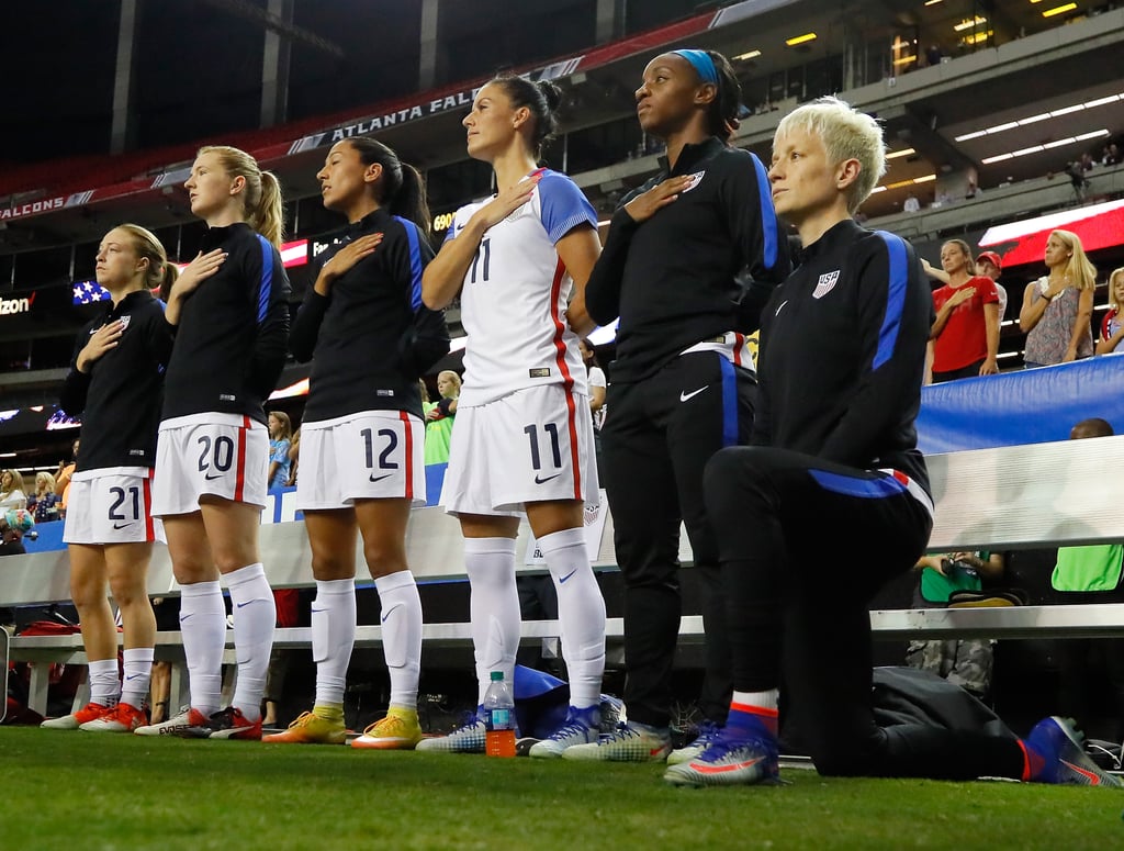 She Was the First White Athlete to Kneel During the National Anthem