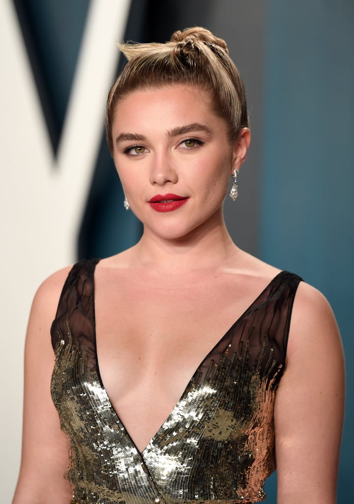 Florence Pugh at the Vanity Fair Oscar Party in 2020