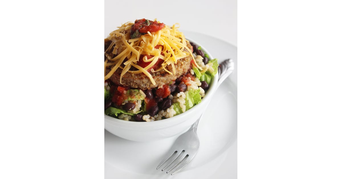 Veggie Burrito Bowl HighProtein Vegetarian Recipes POPSUGAR