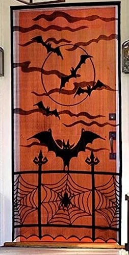 Bat & Spiderweb Door Cover