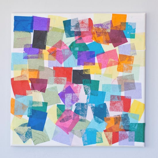 Tissue Paper Art Project For Kids