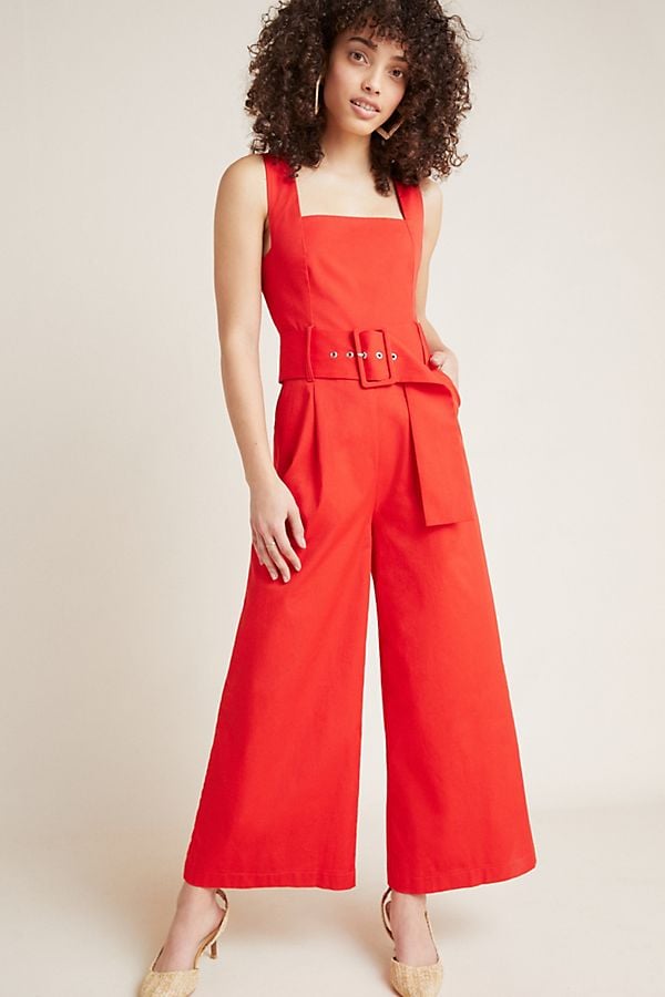 Pinafore Belted Jumpsuit | Best Jumpsuits and Rompers From ...