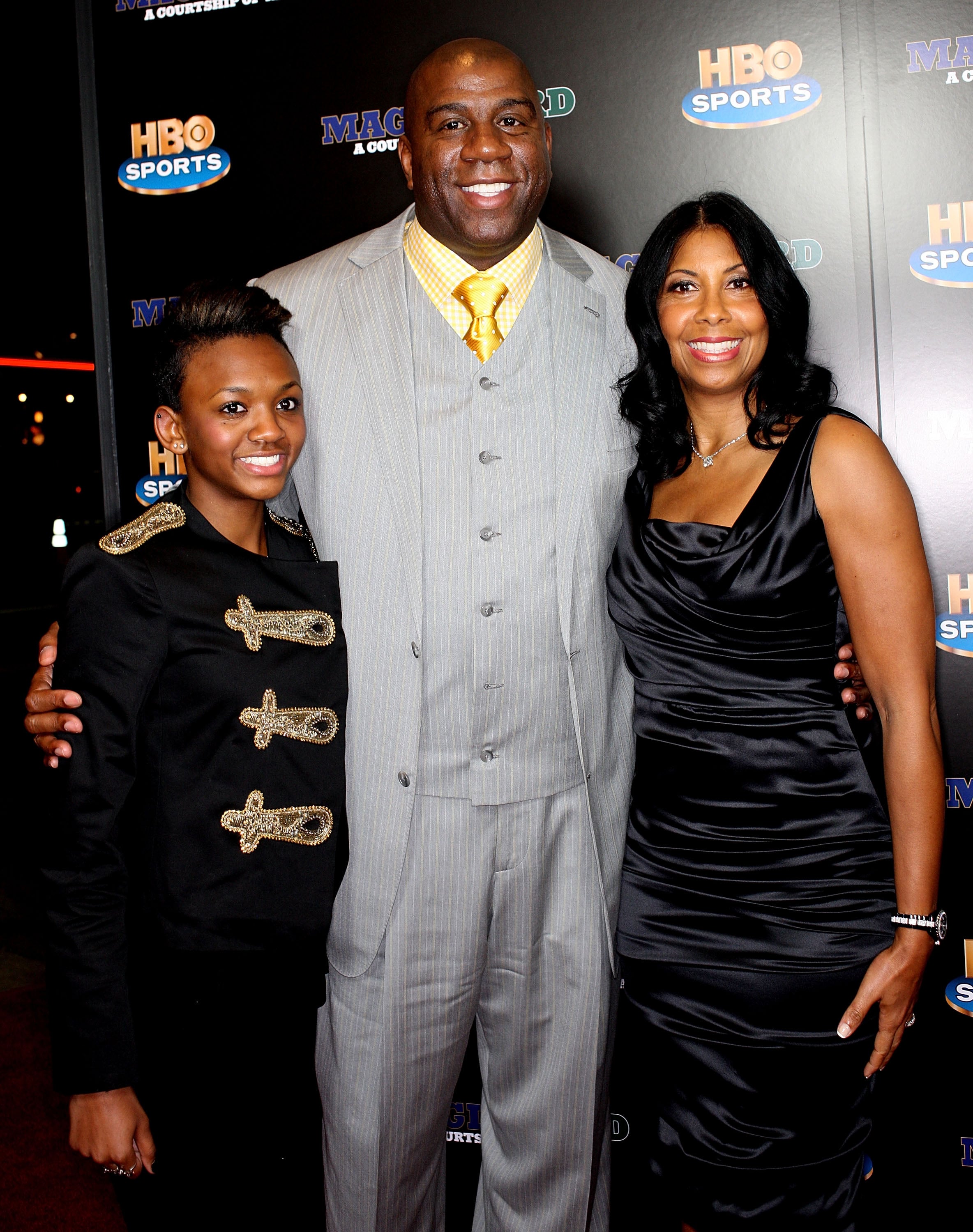 magic johnson family