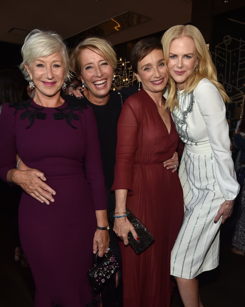 With Helen Mirren, Kristin Scott Thomas, and Nicole Kidman