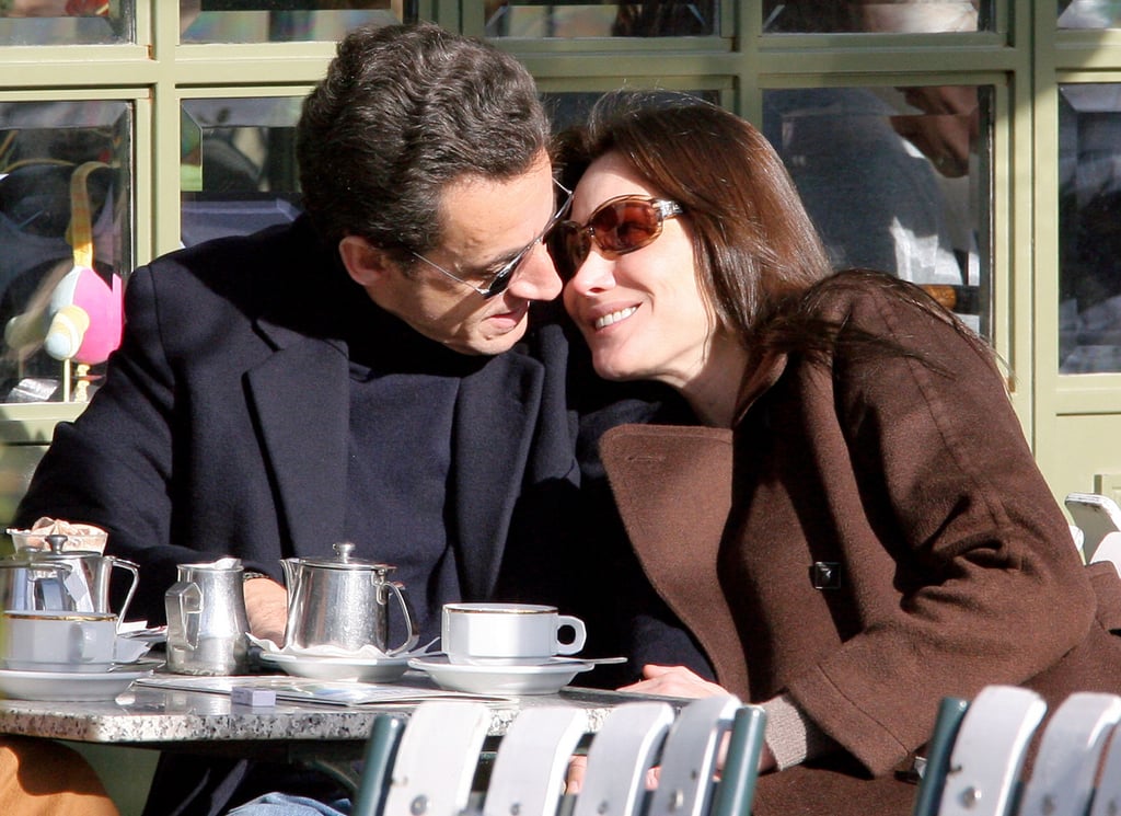 Nicolas Sarkozy and Carla Bruni shared a low-key lunch in France the day after their 2008 wedding.