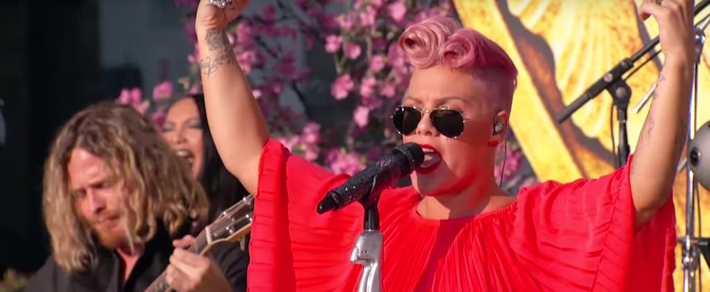 Pink Performs "Just Like Fire" on Jimmy Kimmel Live