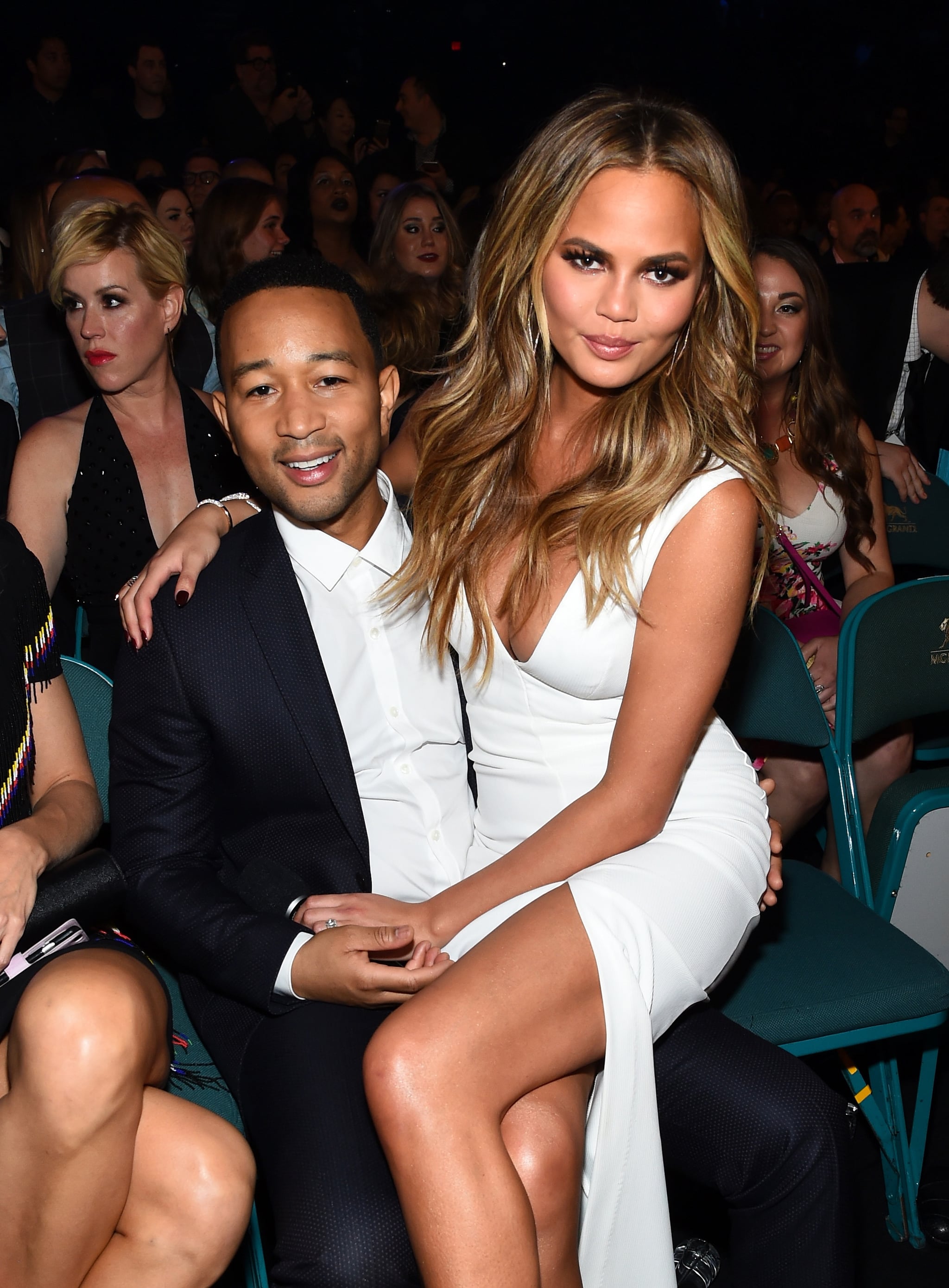 Chrissy Took A Seat On John S Lap During The Billboard Music Awards Chrissy Teigen And John Legend S Cutest Pictures Popsugar Celebrity Australia Photo 65