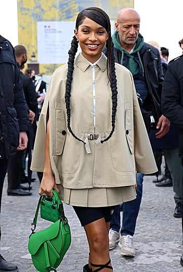 Yara Shahidi Carries 2 Bags at Dior Show in Paris