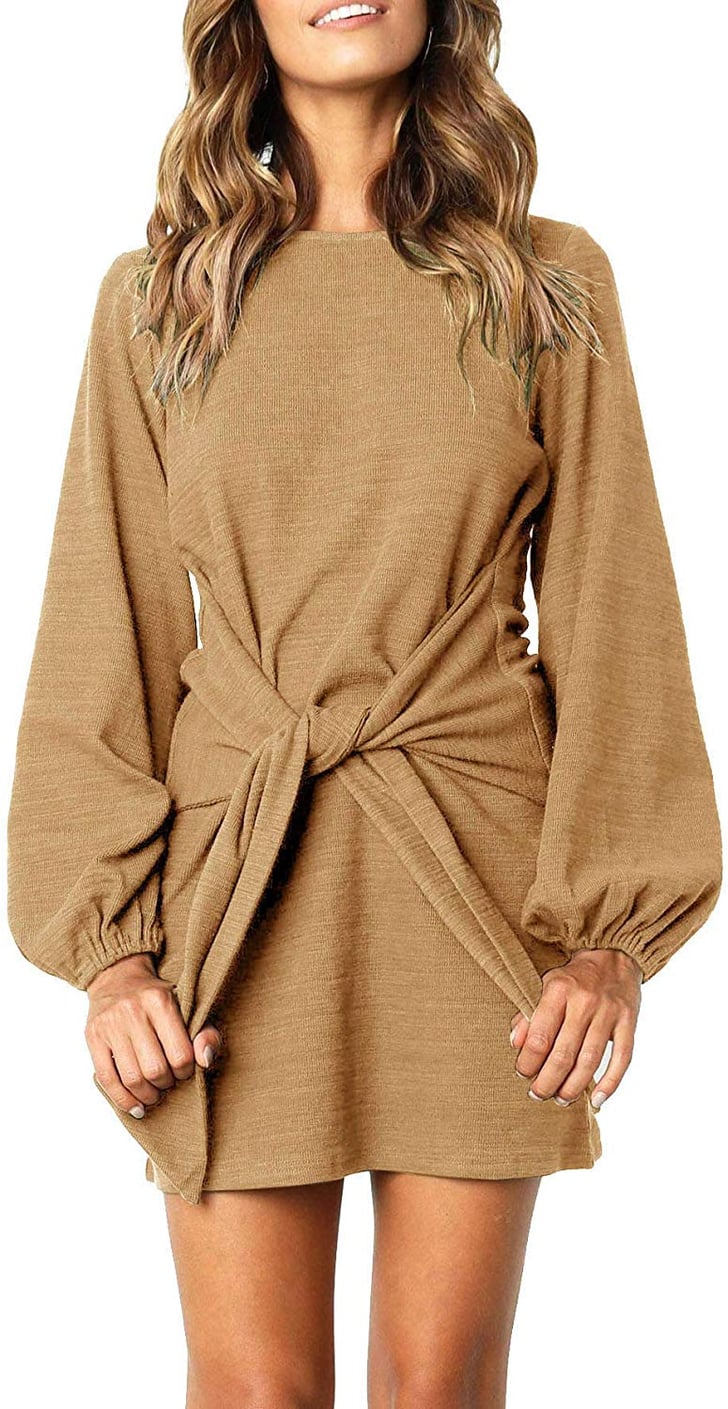 Tie waist outlet sweater