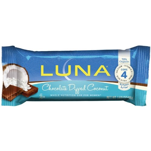 Clif Luna The Whole Nutrition for Women Chocolate Dipped Coconut