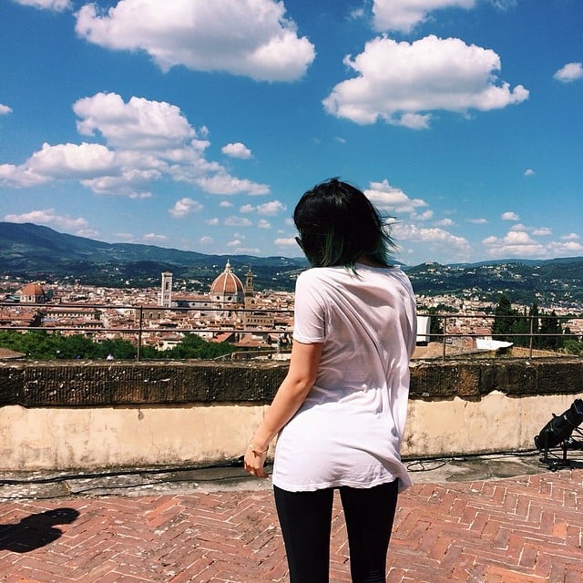 Kylie Jenner said "goodbye" to the gorgeous Italian countryside.
Source: Instagram user kyliejenner