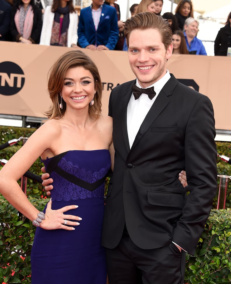 Dominic Sherwood and Sarah Hyland