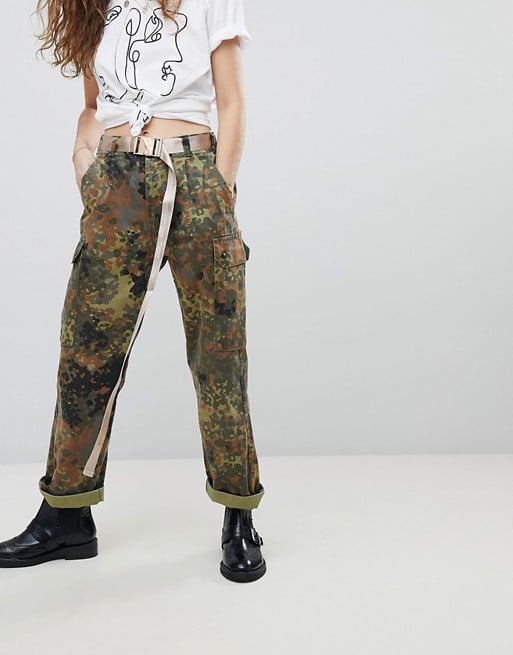 Reclaimed Vintage Flecktarn Camo Pants