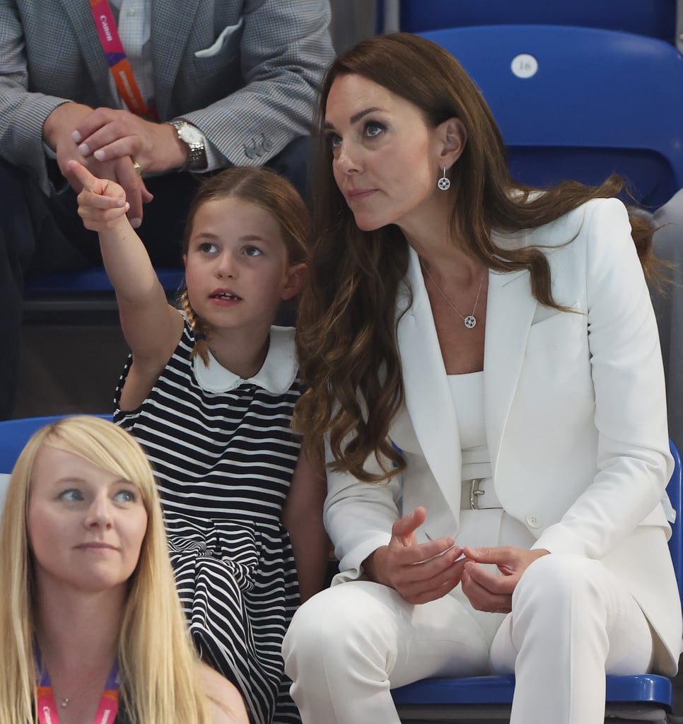 Kate Middleton and Princess Charlotte Match in Monochrome