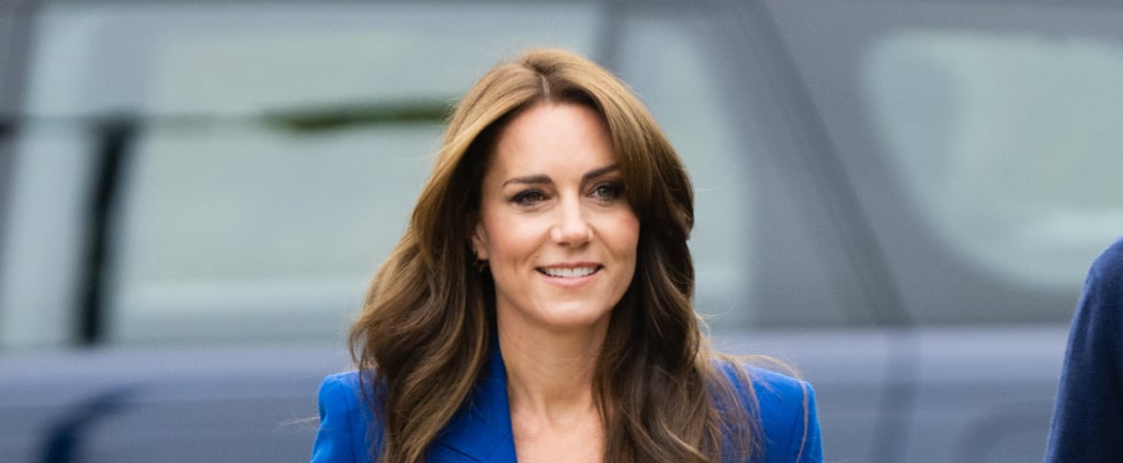 Kate Middleton's Zara Blue Blazer and Veja Sneakers