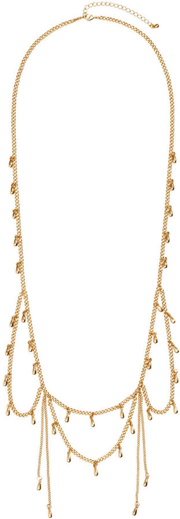 Gigi Hadid Wearing a Necklace as a Belt | POPSUGAR Fashion