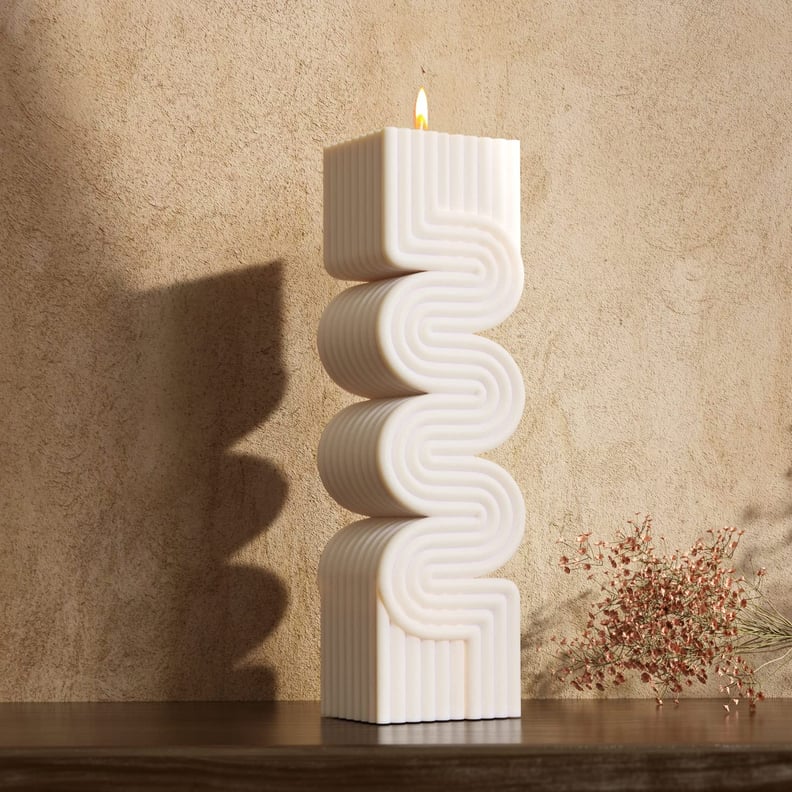 A Decor Gift: Sculptos Wave Aesthetic Candle