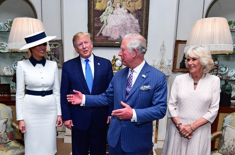 Some Photos of the Royal Family and the Trumps in the UK