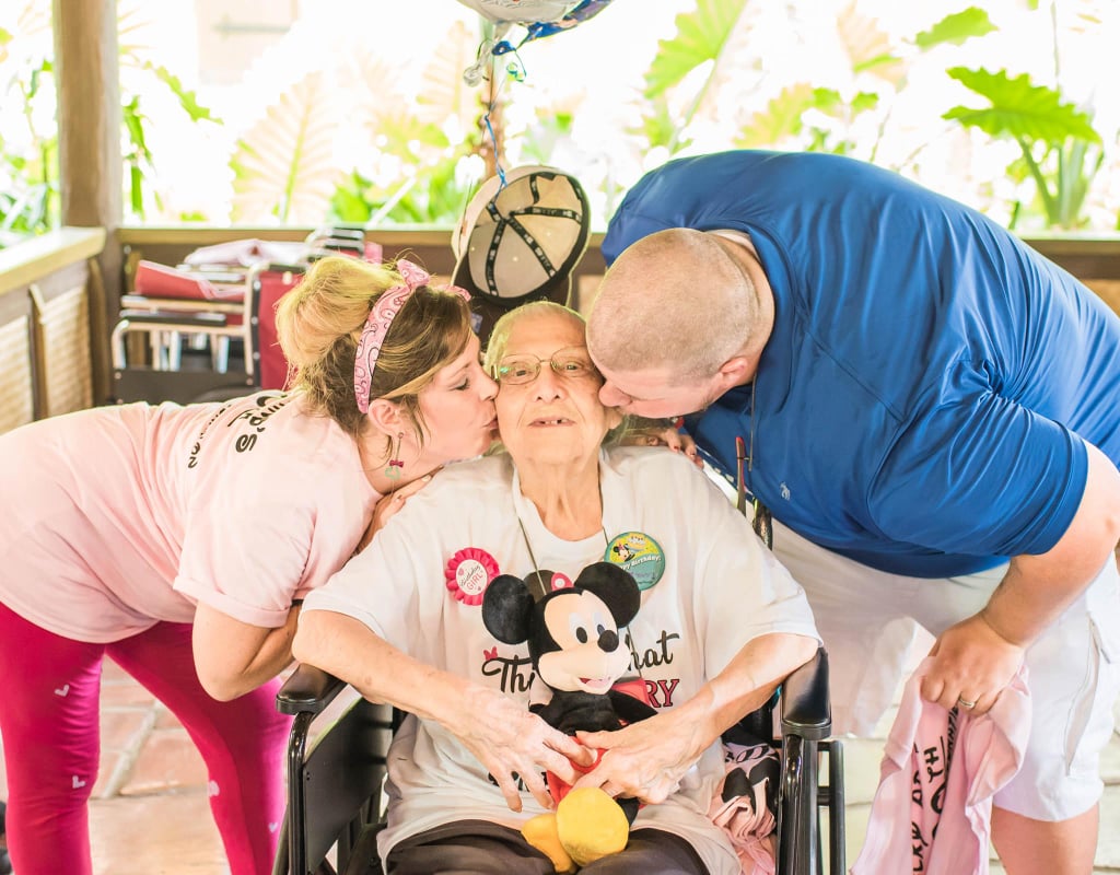 Woman Celebrates 100th Birthday at Disney World