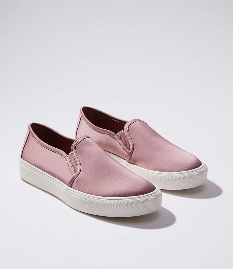 Loft Satin Slip-On Sneakers