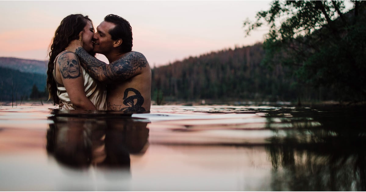 Couple S Lake Boudoir Shoot Popsugar Love And Sex