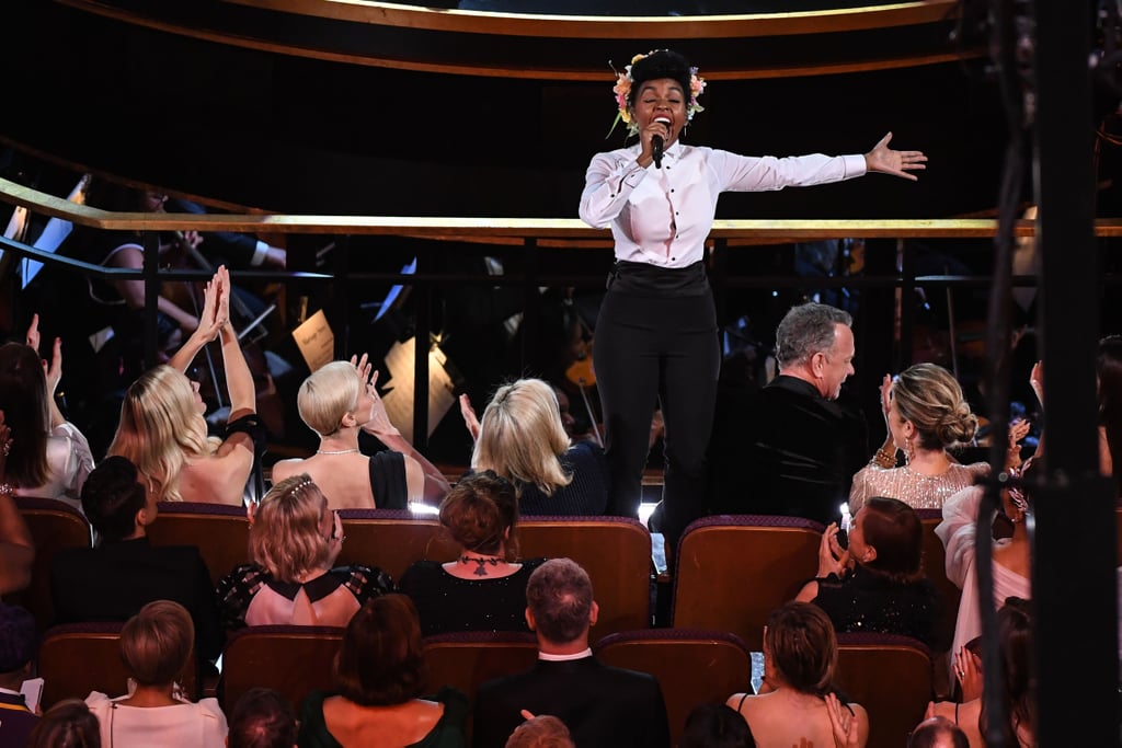 Pictures of Janelle Monáe Performing at the 2020 Oscars