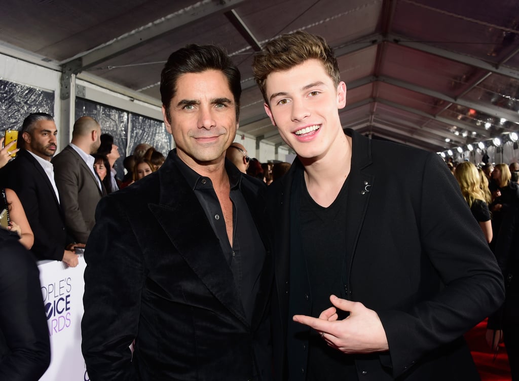 Shawn Mendes was stoked to meet John Stamos.