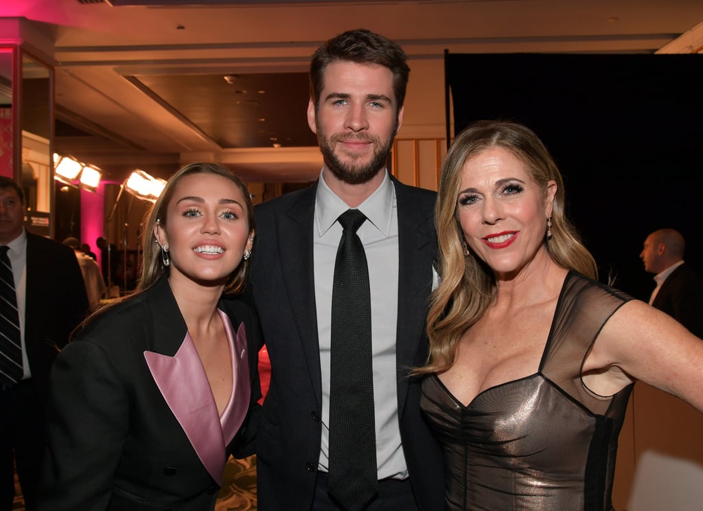 Miley Cyrus Liam Hemsworth at Cancer Research Fund Gala 2019