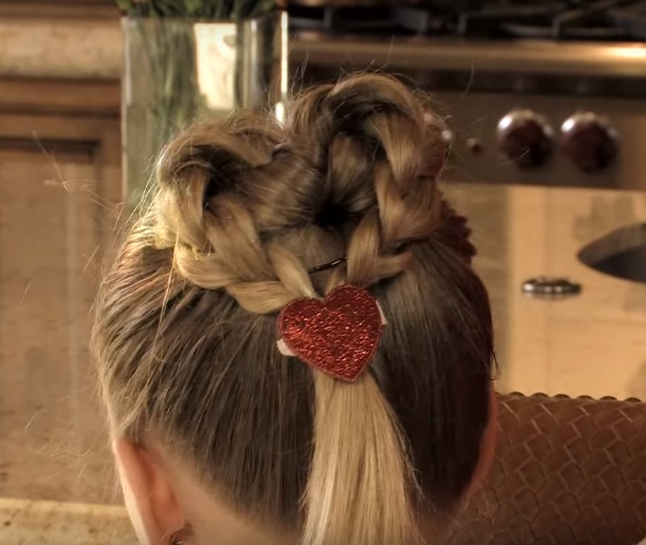Braided Heart Updo The Sweetest Holiday Hairstyles For Little