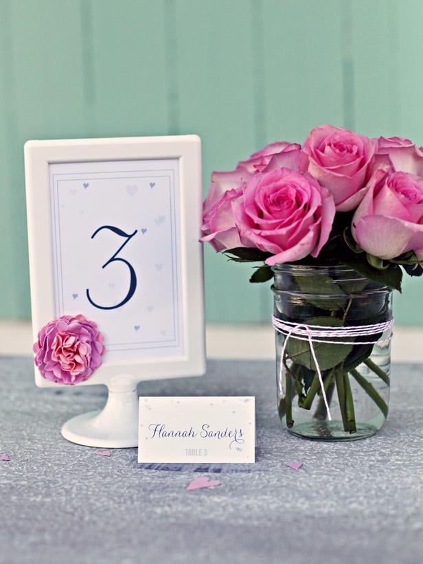 Simply Sweet Table Numbers and Place Cards