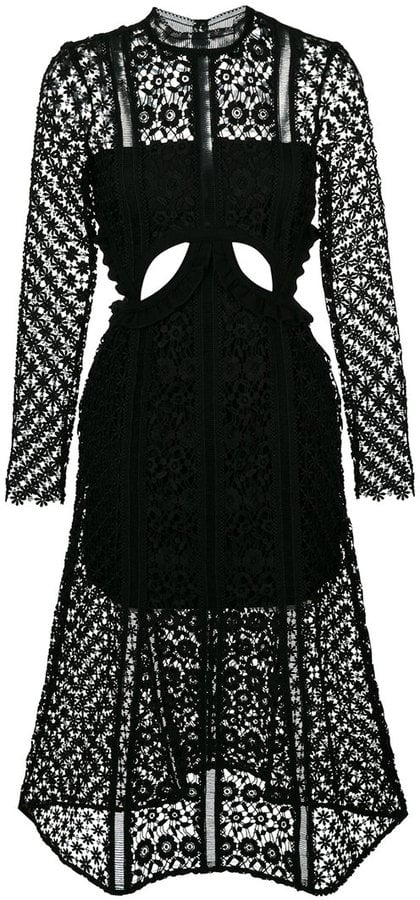 Self portrait payne outlet cutout midi dress