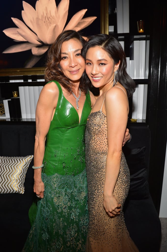 Crazy Rich Asians costars Michelle Yeoh and Constance Wu posed together in 2019.