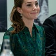 Kate Middleton Sees Your Leopard Print and Raises You This Peacock Dress