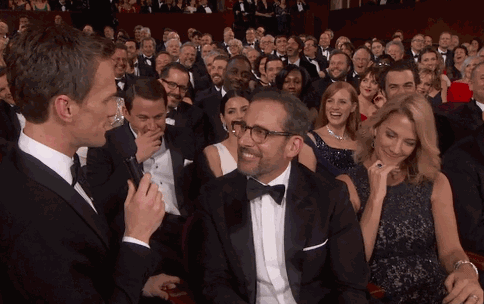 Enthusiasm: Steve Carell, While Committing to Neil Patrick Harris's Bit