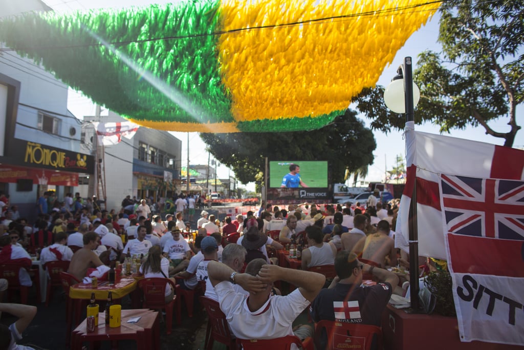 Fans gathered for a viewing party in Manaus, Brazil.