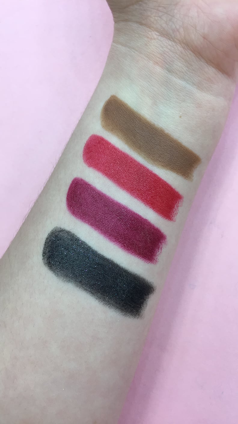 Swatches of MAC x Aaliyah Collection Lipstick