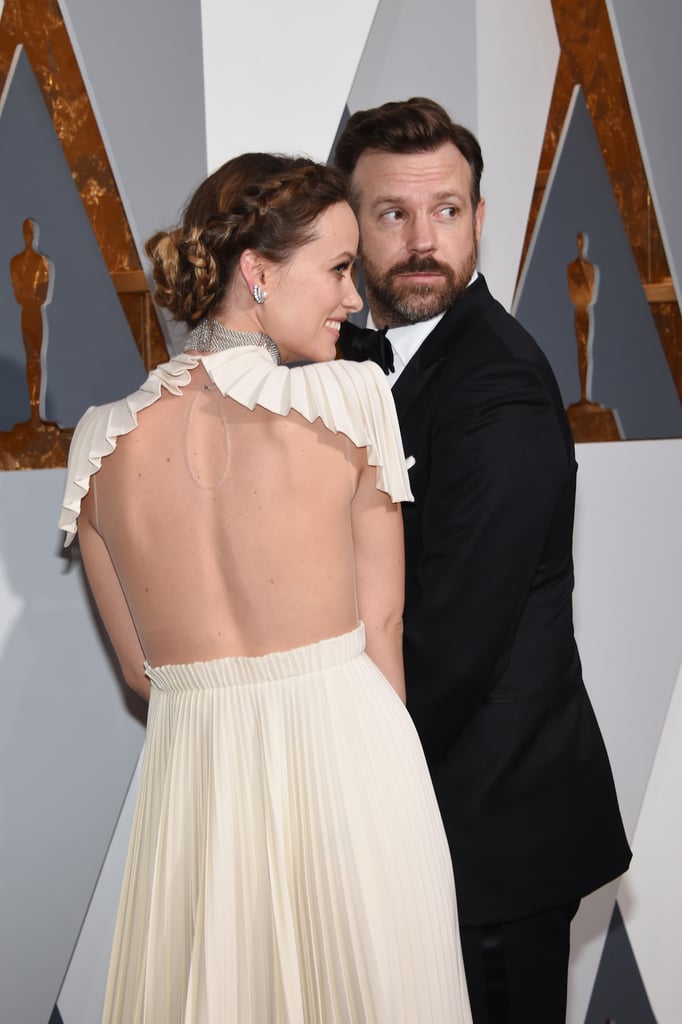 Olivia Wilde and Jason Sudeikis Showing Off Their Looks From Behind