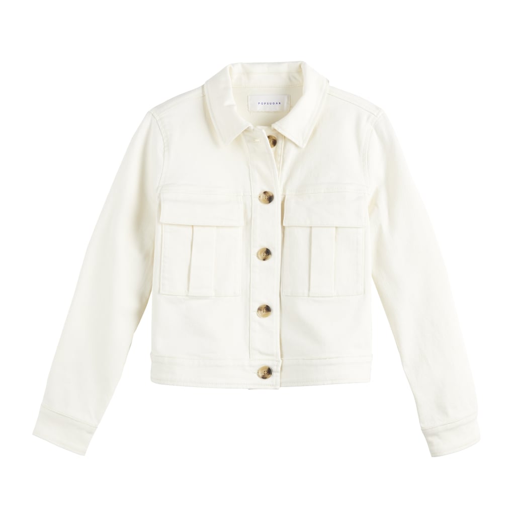 POPSUGAR Cropped Utility Jacket