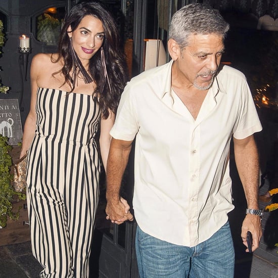 Amal Clooney's Striped Jumpsuit in Italy
